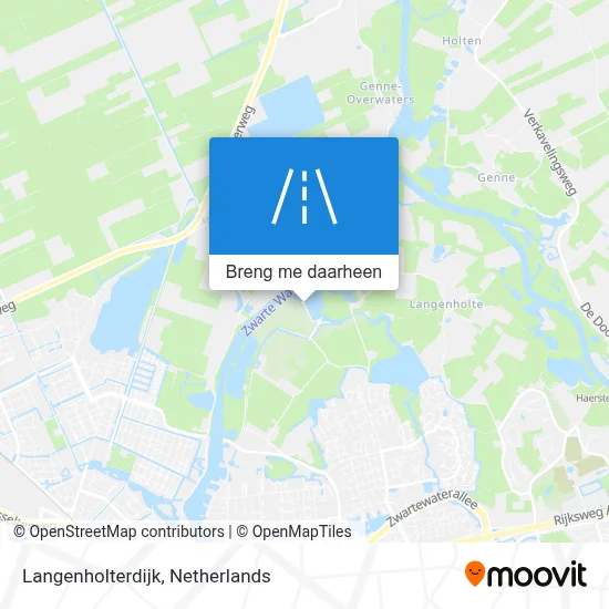 Langenholterdijk kaart
