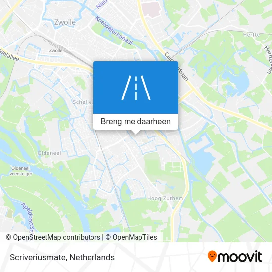 Scriveriusmate kaart