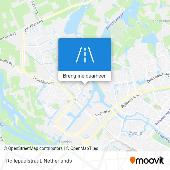 Rollepaalstraat kaart