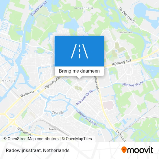 Radewijnsstraat kaart