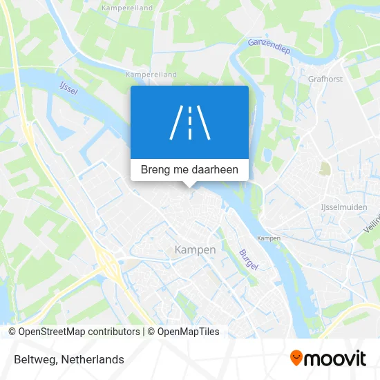 Beltweg kaart