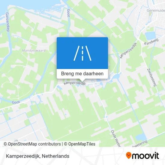 Kamperzeedijk kaart