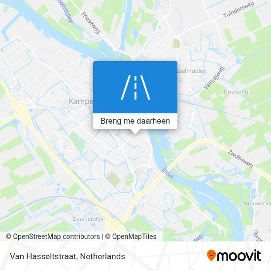 Van Hasseltstraat kaart