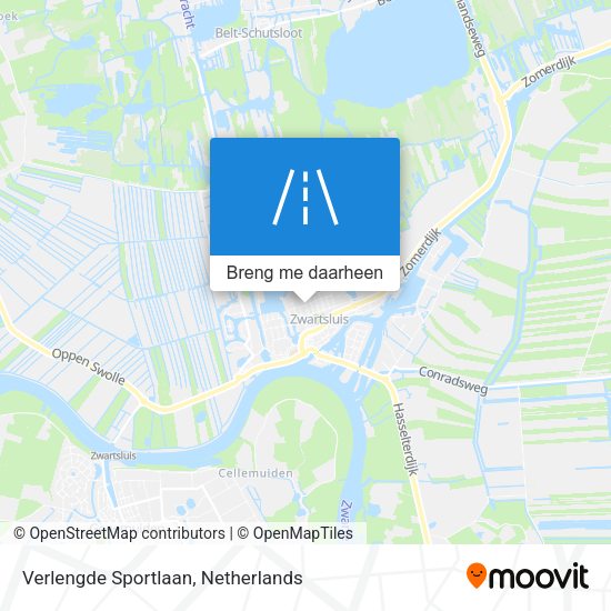 Verlengde Sportlaan kaart