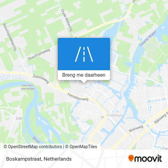 Boskampstraat kaart