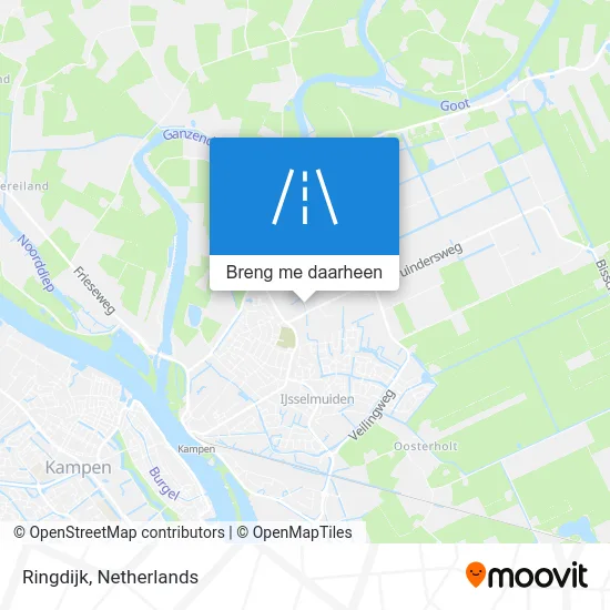 Ringdijk kaart