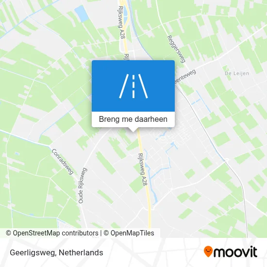 Geerligsweg kaart