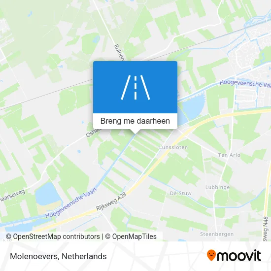 Molenoevers kaart