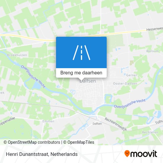 Henri Dunantstraat kaart