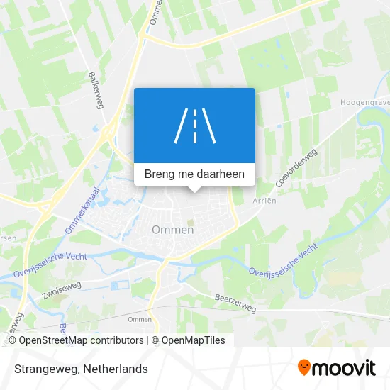 Strangeweg kaart