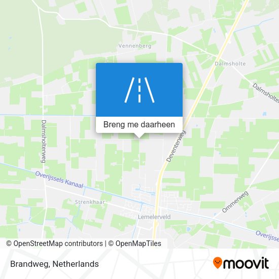 Brandweg kaart