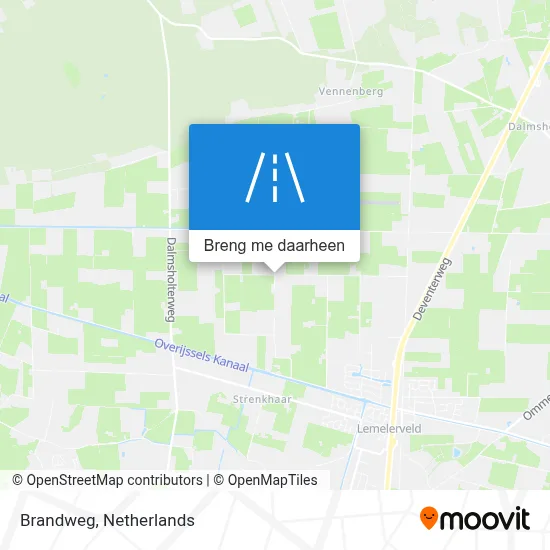 Brandweg kaart