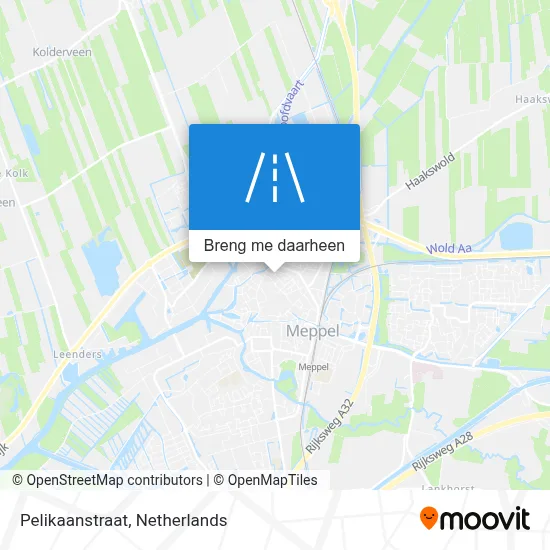 Pelikaanstraat kaart