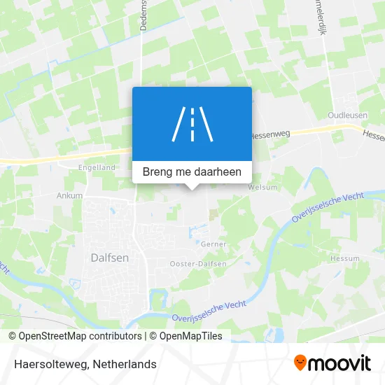 Haersolteweg kaart