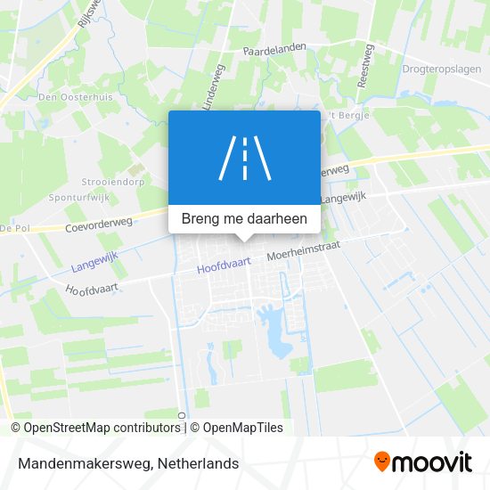 Mandenmakersweg kaart