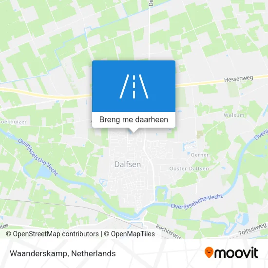 Waanderskamp kaart
