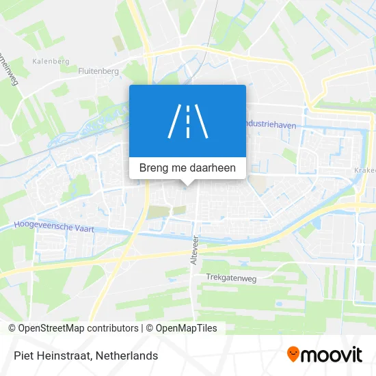 Piet Heinstraat kaart
