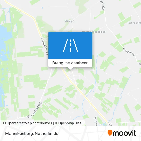 Monnikenberg kaart