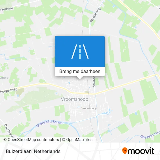Buizerdlaan kaart