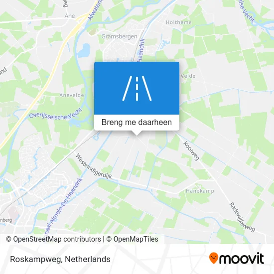 Roskampweg kaart