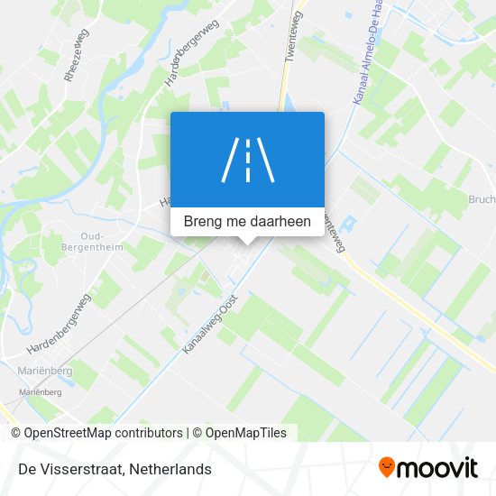 De Visserstraat kaart