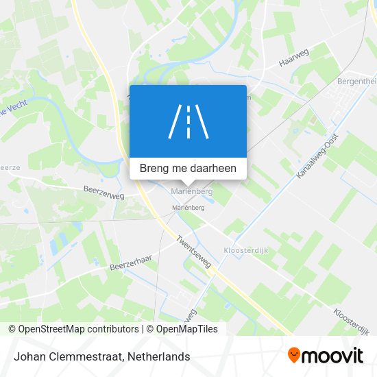 Johan Clemmestraat kaart