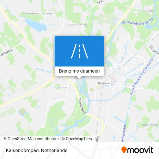 Kalseboompad kaart