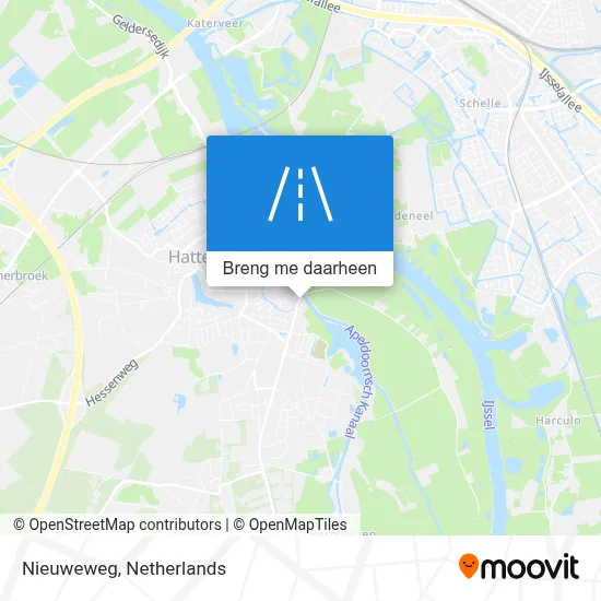 Nieuweweg kaart