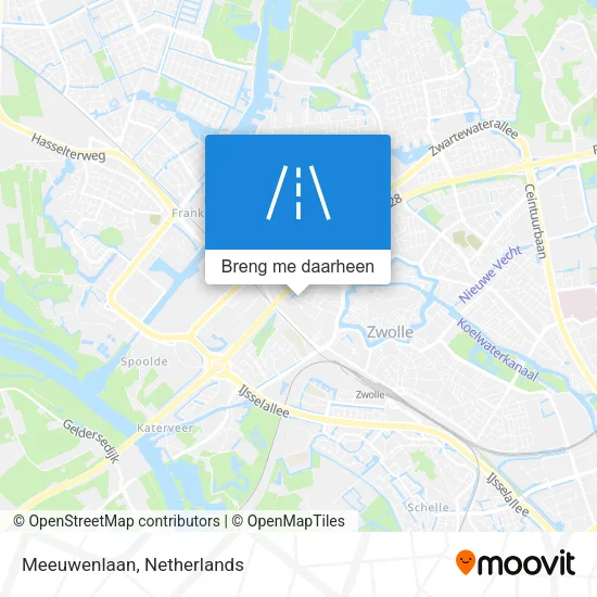Meeuwenlaan kaart