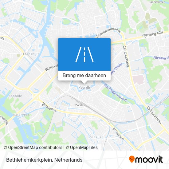Bethlehemkerkplein kaart