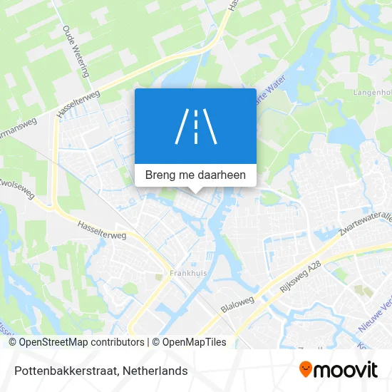 Pottenbakkerstraat kaart
