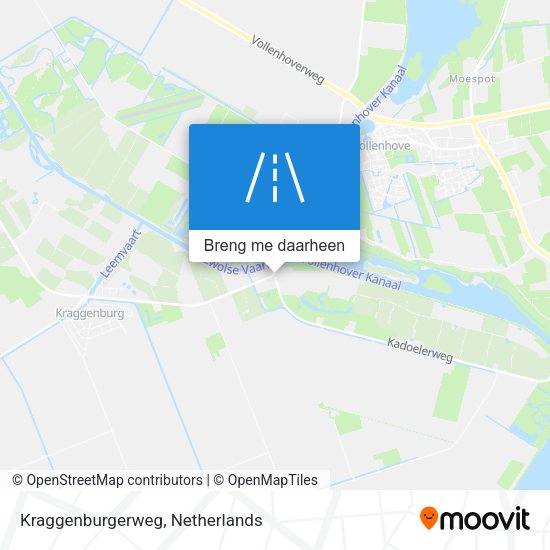 Kraggenburgerweg kaart