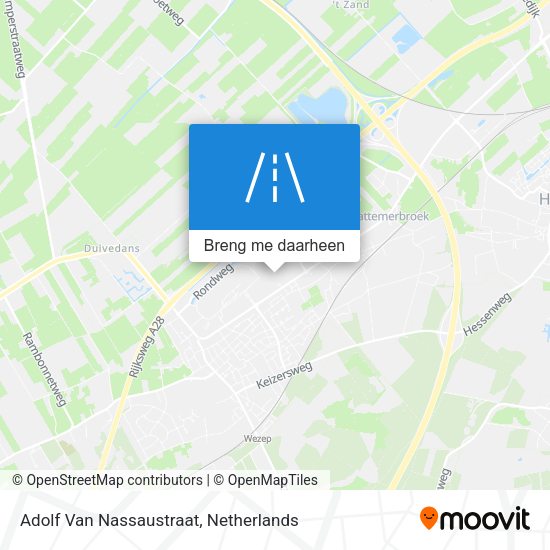 Adolf Van Nassaustraat kaart