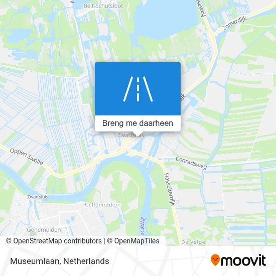 Museumlaan kaart