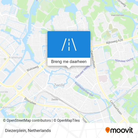 Diezerplein kaart