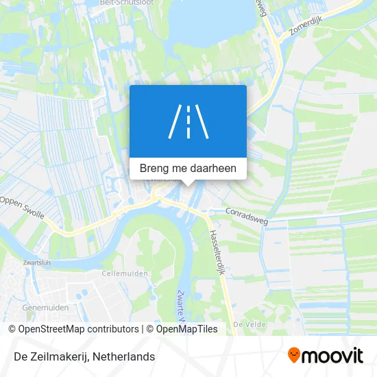 De Zeilmakerij kaart