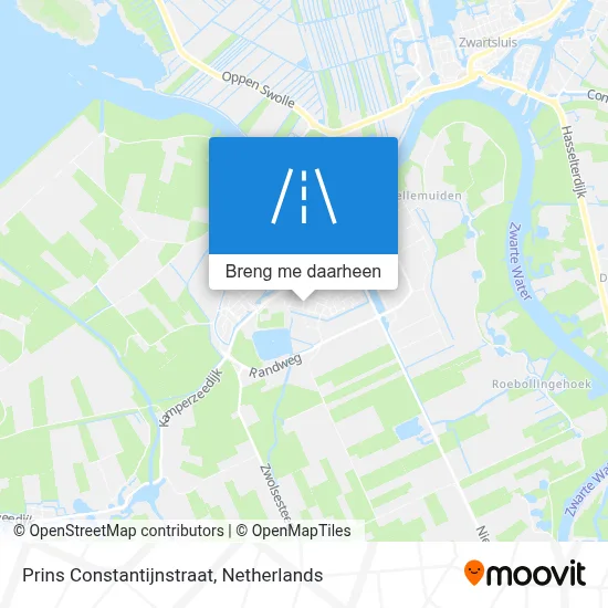 Prins Constantijnstraat kaart