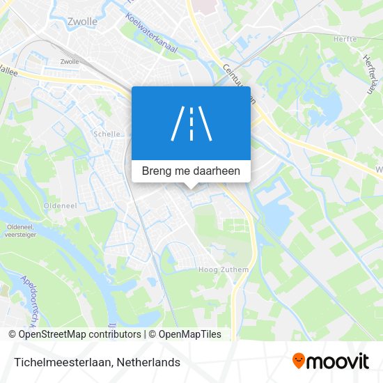 Tichelmeesterlaan kaart