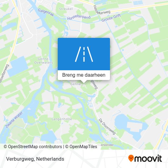 Verburgweg kaart