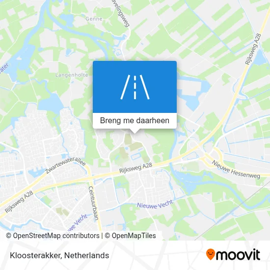 Kloosterakker kaart