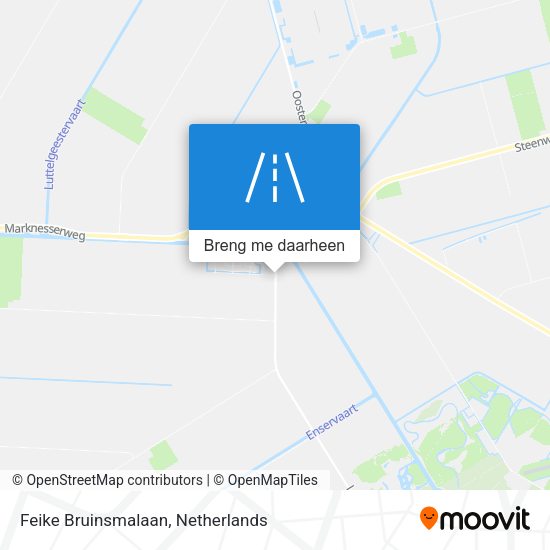 Feike Bruinsmalaan kaart