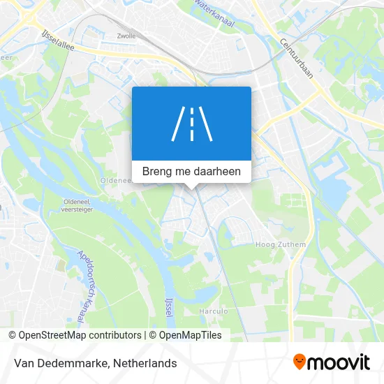 Van Dedemmarke kaart