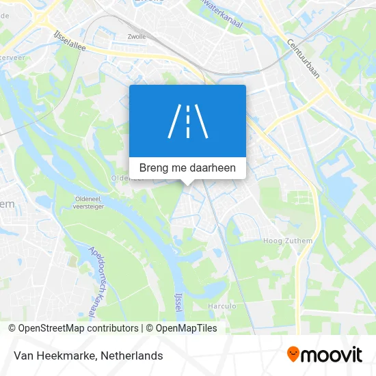 Van Heekmarke kaart
