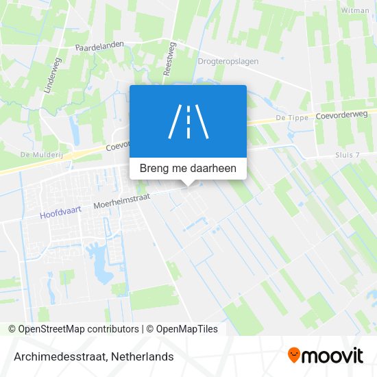 Archimedesstraat kaart