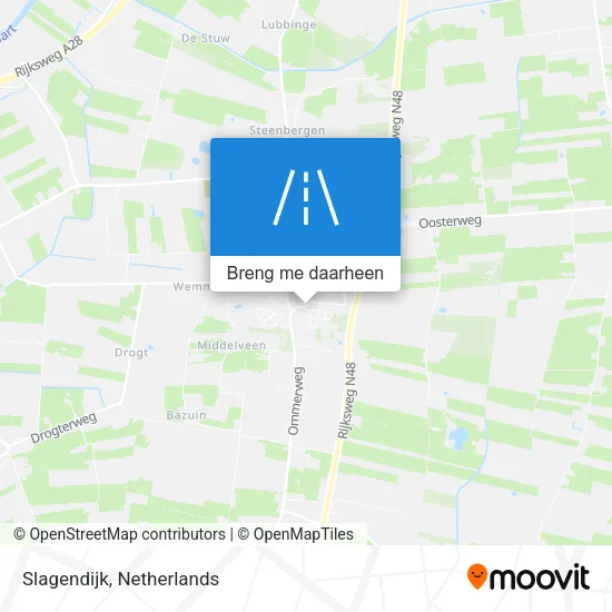 Slagendijk kaart