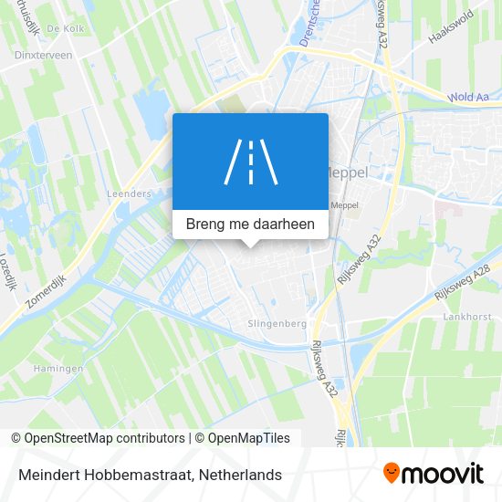 Meindert Hobbemastraat kaart