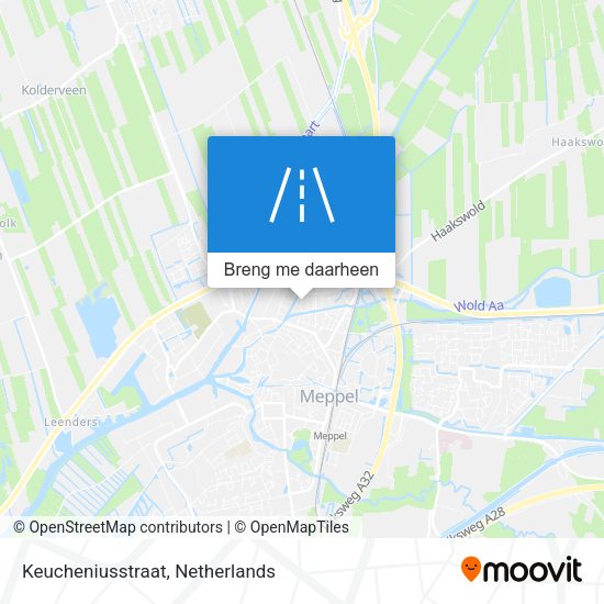 Keucheniusstraat kaart