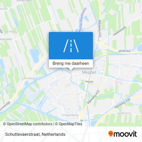 Schuttevaerstraat kaart