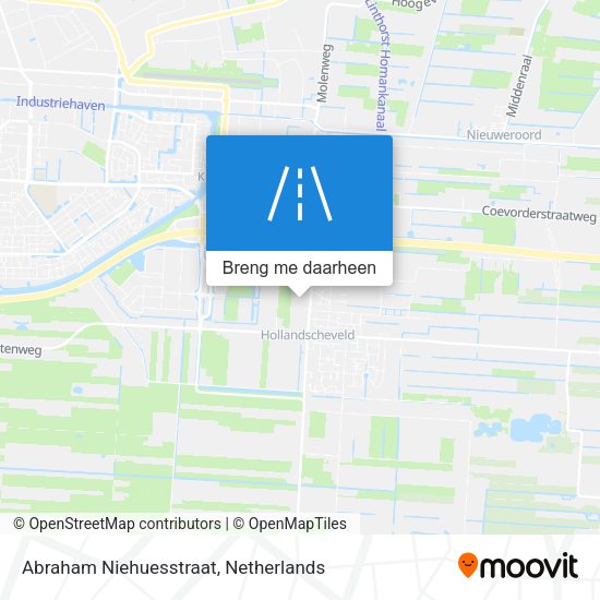Abraham Niehuesstraat kaart