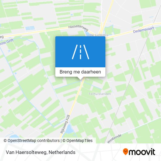 Van Haersolteweg kaart